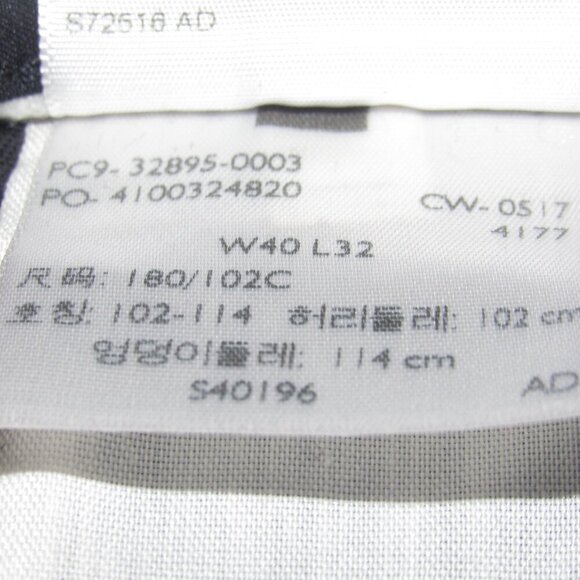 NWT DOCKERS Classic Fit Pleated Easy Khaki Comfort Waistband Navy Pants Size W40 - Picture 7 of 9